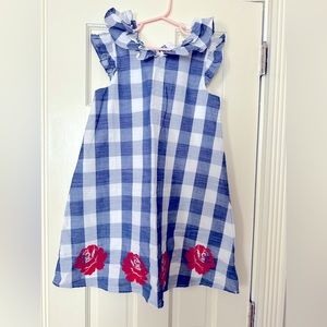Janie & Jack Girls Sundress rose detail